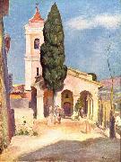 Pierre-Auguste Renoir Kirche in Cagnes